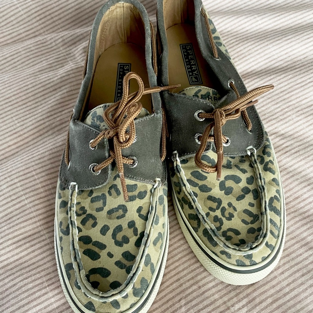 Women’s Sperry Leopard Print Top Sider